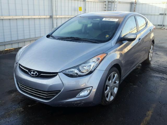 KMHDH4AE6BU087471 - 2011 HYUNDAI ELANTRA GL GRAY photo 2