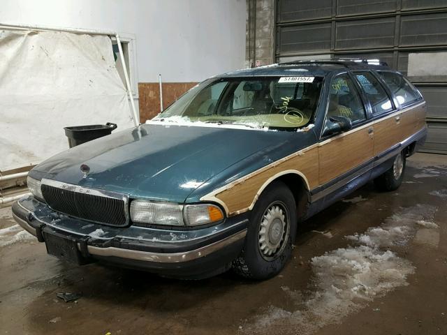 1G4BR82P5TR412840 - 1996 BUICK ROADMASTER TWO TONE photo 2