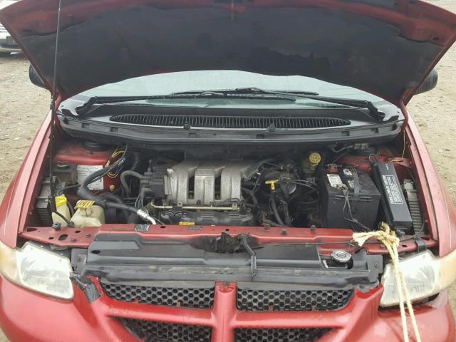 1B4GP44GXXB585111 - 1999 DODGE GRAND CARA MAROON photo 7