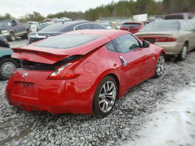 JN1AZ4EH4DM383670 - 2013 NISSAN 370Z BASE RED photo 4