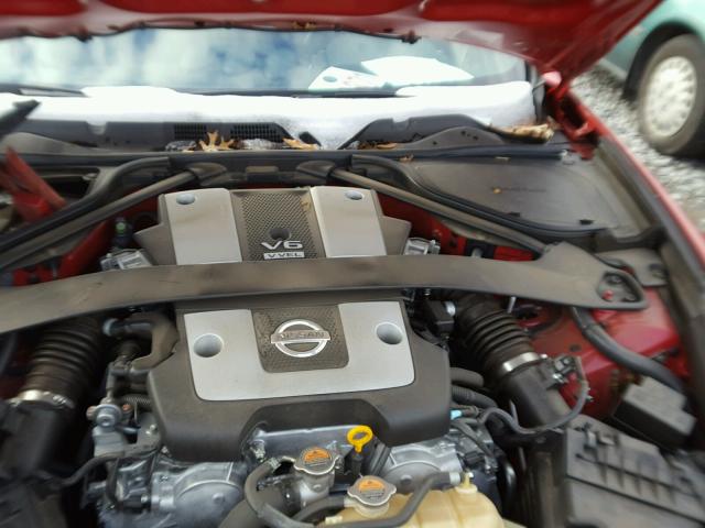 JN1AZ4EH4DM383670 - 2013 NISSAN 370Z BASE RED photo 7