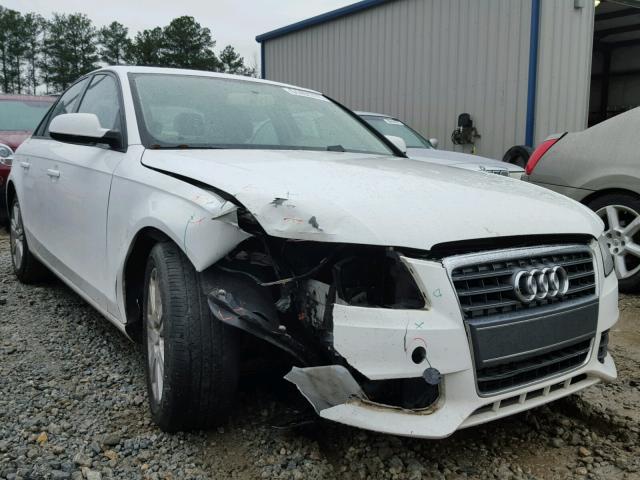 WAUAFAFL2BN033322 - 2011 AUDI A4 PREMIUM WHITE photo 1