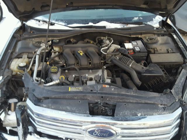 3FAHP071X6R124854 - 2006 FORD FUSION SE BLACK photo 7