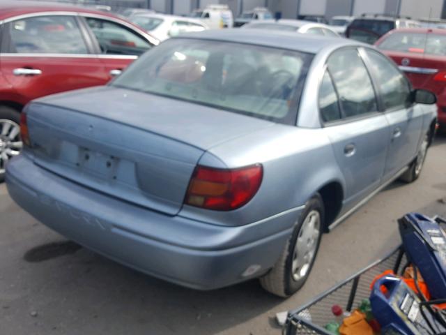 1G8ZH52861Z354208 - 2001 SATURN SL1 BLUE photo 4