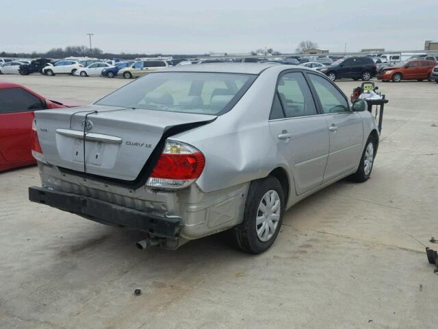 4T1BE32K75U010241 - 2005 TOYOTA CAMRY LE SILVER photo 4