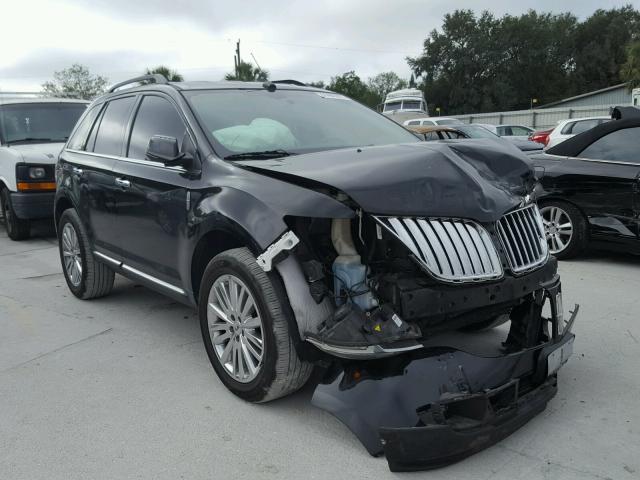 2LMDJ6JK8DBL01489 - 2013 LINCOLN MKX BLACK photo 1