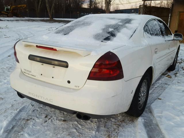 2G2WS522141143375 - 2004 PONTIAC GRAND PRIX WHITE photo 4