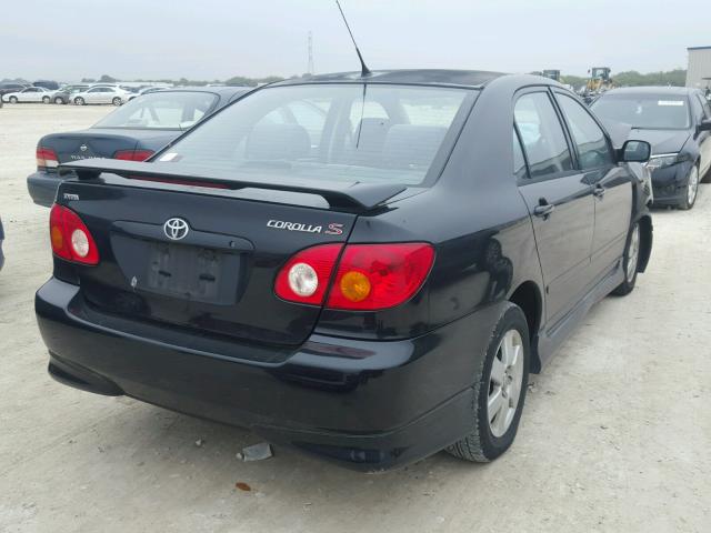 1NXBR32E54Z300085 - 2004 TOYOTA COROLLA CE BLACK photo 4