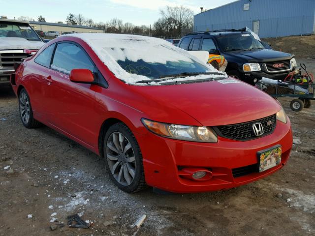 2HGFG21599H704090 - 2009 HONDA CIVIC SI RED photo 1