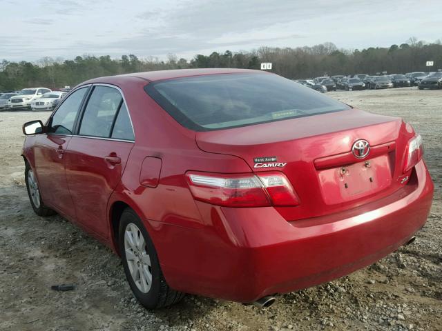 4T1BK46K18U064762 - 2008 TOYOTA CAMRY LE RED photo 3