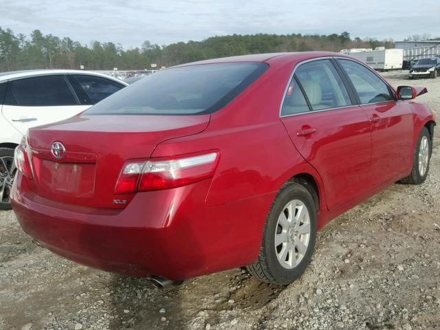 4T1BK46K18U064762 - 2008 TOYOTA CAMRY LE RED photo 4