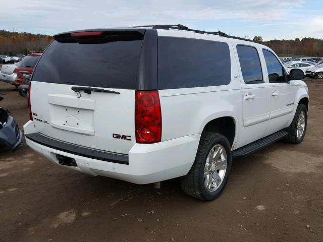 1GKFK163X7J303288 - 2007 GMC YUKON XL K WHITE photo 4