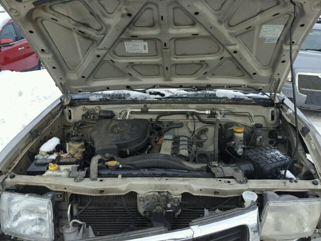 1N6DD21S2YC313012 - 2000 NISSAN FRONTIER X TAN photo 7