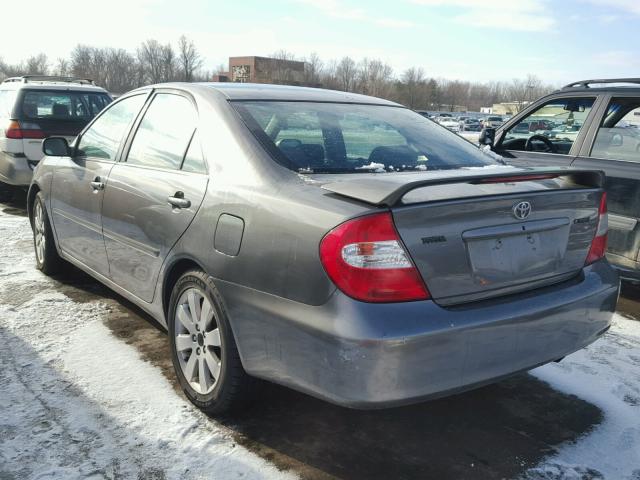 4T1BA32K14U025411 - 2004 TOYOTA CAMRY SE GREEN photo 3