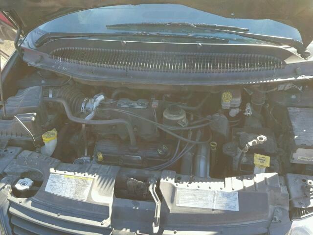 2D4GP44L37R117449 - 2007 DODGE GRAND CARA BLACK photo 7