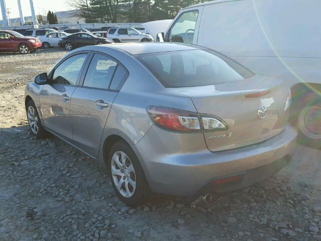 JM1BL1SG9A1228865 - 2010 MAZDA 3 I GRAY photo 3