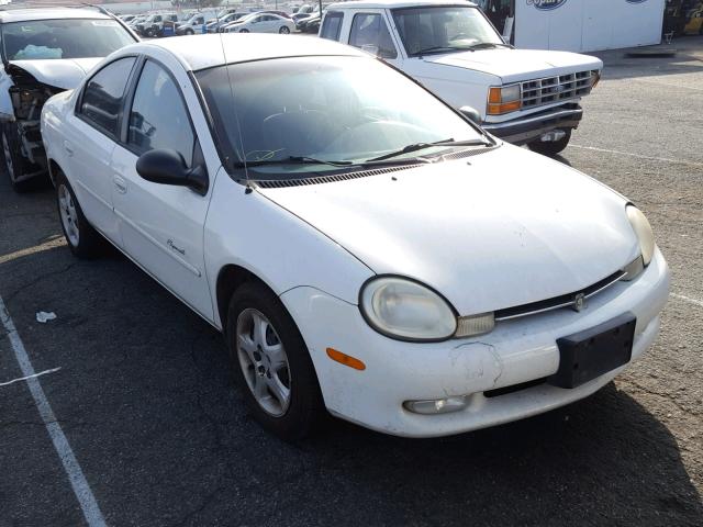 1P3ES46C21D184540 - 2001 PLYMOUTH NEON BASE 白色 照片 1