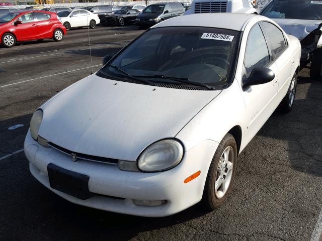 1P3ES46C21D184540 - 2001 PLYMOUTH NEON BASE 白色 照片 2