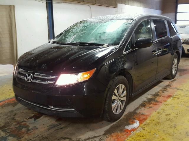 5FNRL5H38GB129190 - 2016 HONDA ODYSSEY SE BLACK photo 2