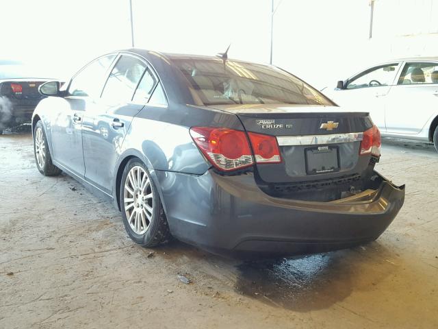 1G1PH5SB4D7189437 - 2013 CHEVROLET CRUZE ECO GRAY photo 3