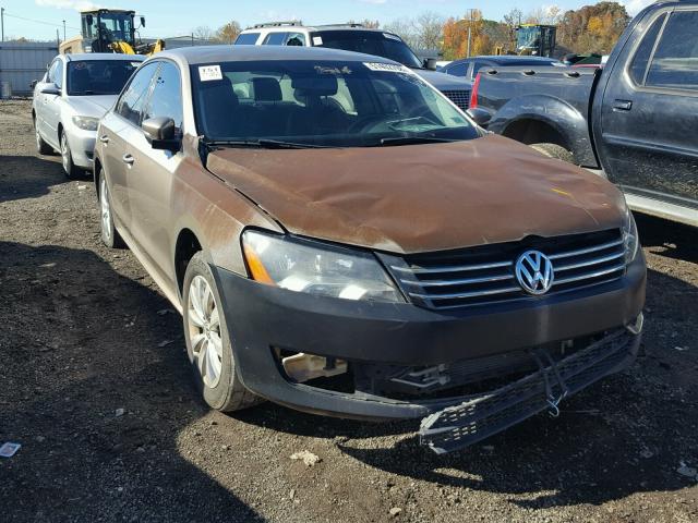 1VWAT7A36FC080731 - 2015 VOLKSWAGEN PASSAT S BROWN photo 1