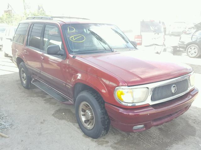 4M2ZU52P1XUJ30708 - 1999 MERCURY MOUNTAINEE RED photo 1