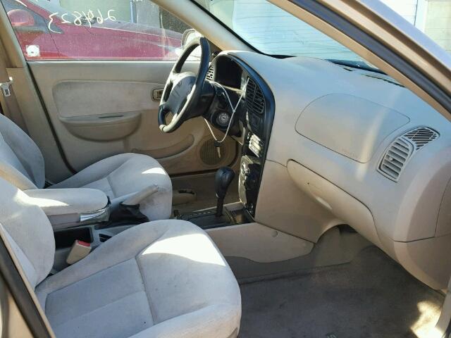 KNAFB121835230129 - 2003 KIA SPECTRA BA TAN photo 5