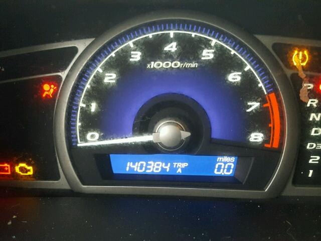 1HGFA16878L068186 - 2008 HONDA CIVIC EX BLUE photo 8