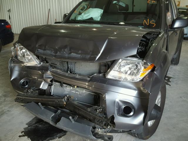 1N6AD0CU1GN900441 - 2016 NISSAN FRONTIER S GRAY photo 9