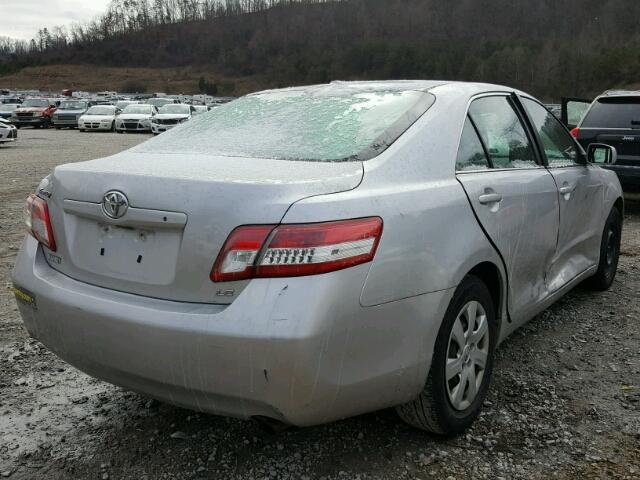 4T1BF3EK2AU004219 - 2010 TOYOTA CAMRY BASE SILVER photo 4