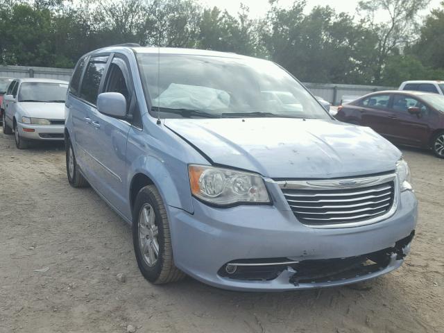 2C4RC1BG5CR303512 - 2012 CHRYSLER TOWN & COU BLUE photo 1