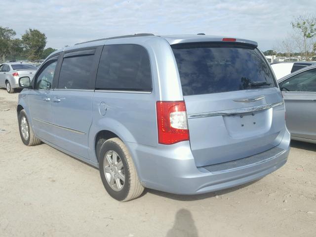 2C4RC1BG5CR303512 - 2012 CHRYSLER TOWN & COU Mavi foto 3