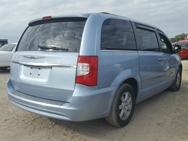 2C4RC1BG5CR303512 - 2012 CHRYSLER TOWN & COU BLUE photo 4