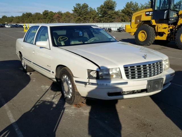 1G6KD54YXXU789631 - 1999 CADILLAC DEVILLE WHITE photo 1