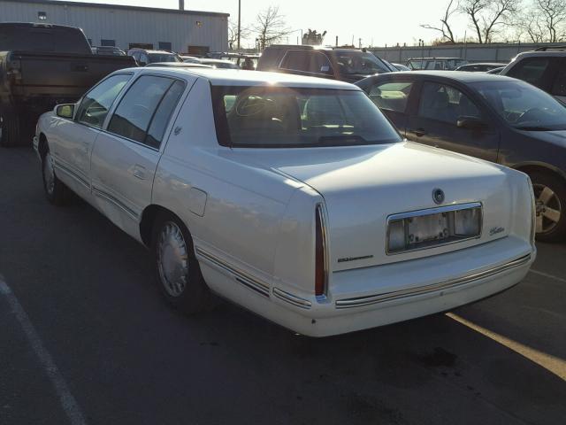 1G6KD54YXXU789631 - 1999 CADILLAC DEVILLE WHITE photo 3