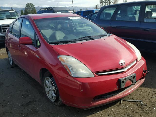 JTDKB20U277665498 - 2007 TOYOTA PRIUS RED photo 1