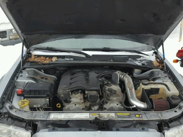 2C3KK53G96H375127 - 2006 CHRYSLER 300 TOURIN GRAY photo 7