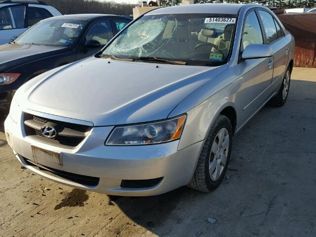 KMHET46C76A131799 - 2006 HYUNDAI SONATA GL SILVER photo 2