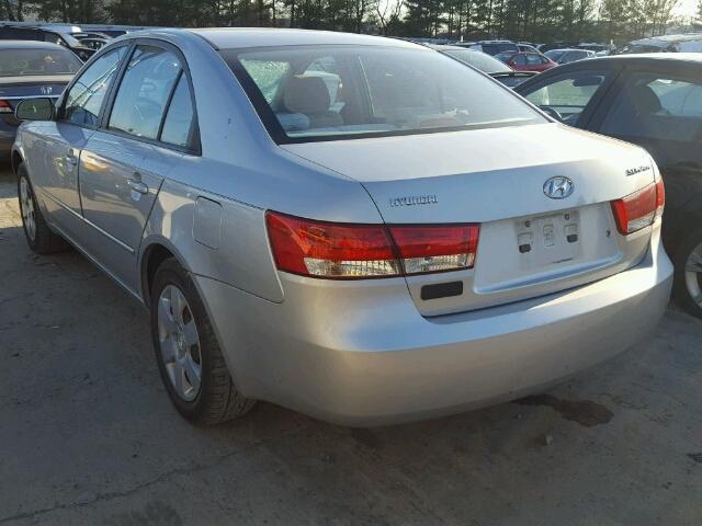 KMHET46C76A131799 - 2006 HYUNDAI SONATA GL SILVER photo 3