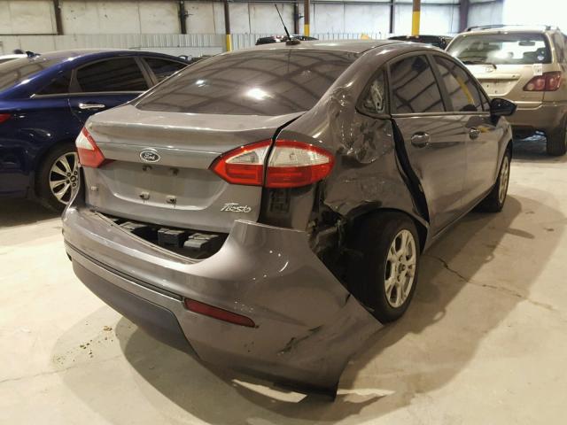 3FADP4BJ1EM168752 - 2014 FORD FIESTA SE GRAY photo 4