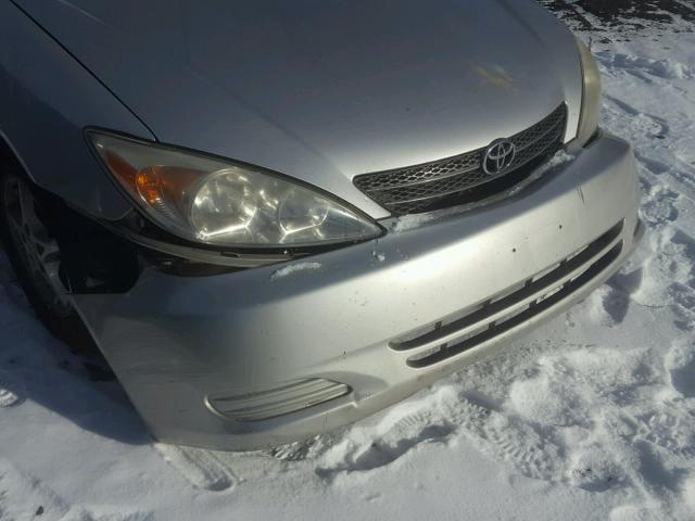 4T1BE32K53U768558 - 2003 TOYOTA CAMRY LE SILVER photo 9