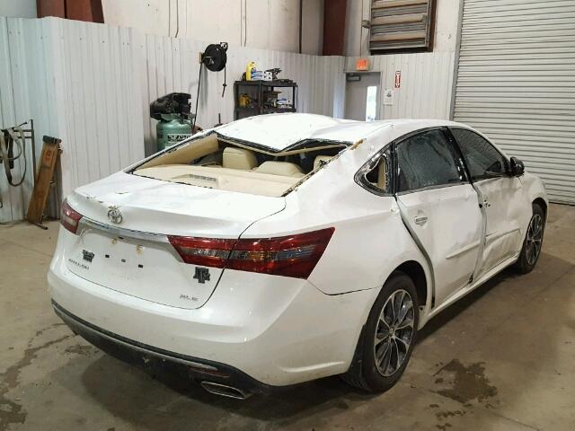 4T1BK1EB7GU201122 - 2016 TOYOTA AVALON XLE WHITE photo 4