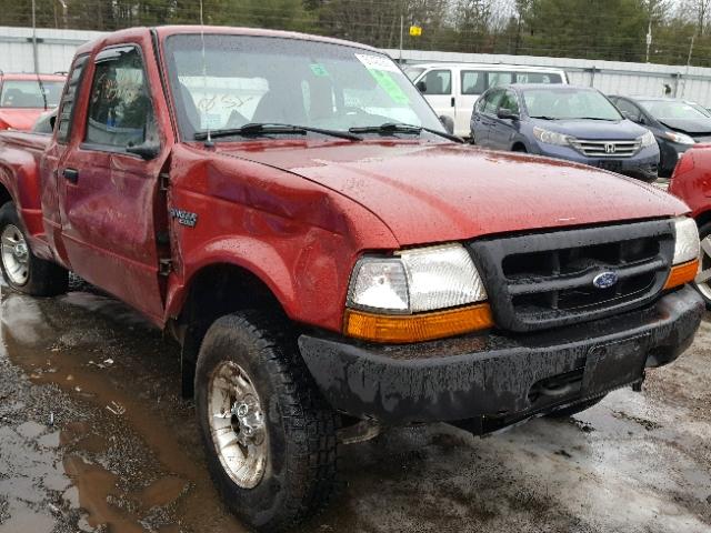 1FTZR15X2YPA07155 - 2000 FORD RANGER SUP MAROON photo 1