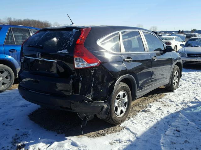 3CZRM3H3XDG706822 - 2013 HONDA CR-V LX BLACK photo 4