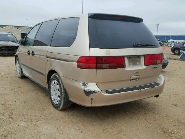 2HKRL1859YH607310 - 2000 HONDA ODYSSEY LX BROWN photo 3