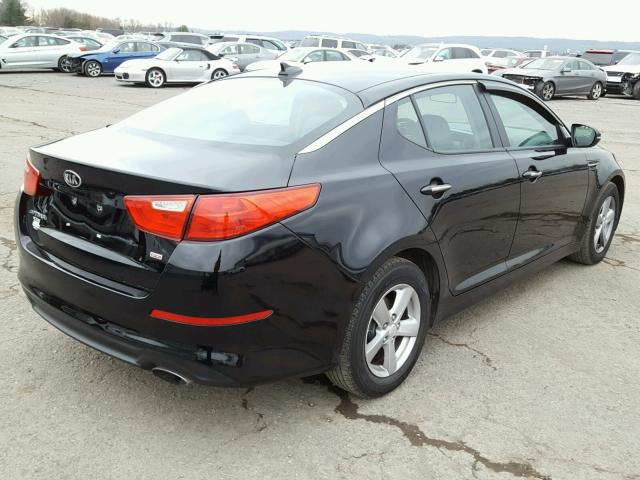 5XXGM4A77FG383500 - 2015 KIA OPTIMA LX BLACK photo 4