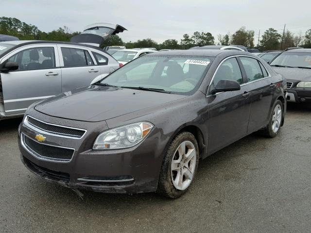 1G1ZA5EU1BF102400 - 2011 CHEVROLET MALIBU LS BROWN photo 2