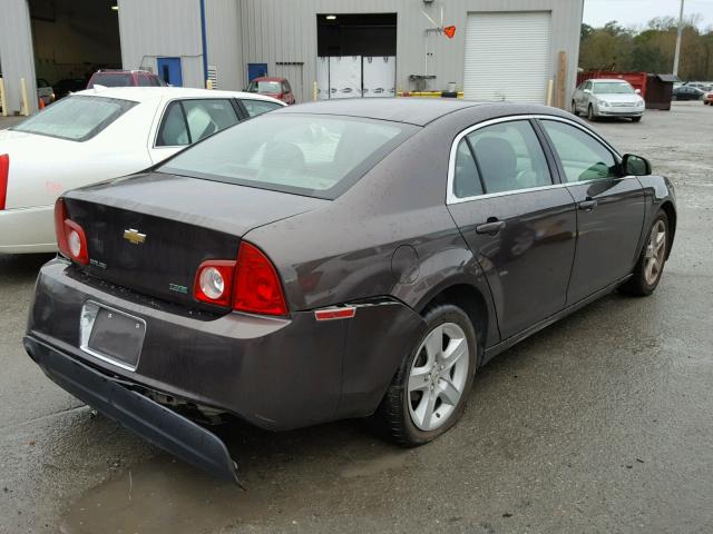 1G1ZA5EU1BF102400 - 2011 CHEVROLET MALIBU LS BROWN photo 4