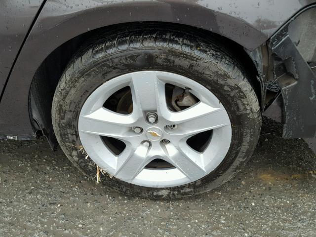 1G1ZA5EU1BF102400 - 2011 CHEVROLET MALIBU LS BROWN photo 9