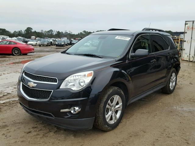 2GNALPEK1D6146197 - 2013 CHEVROLET EQUINOX LT BLACK photo 2